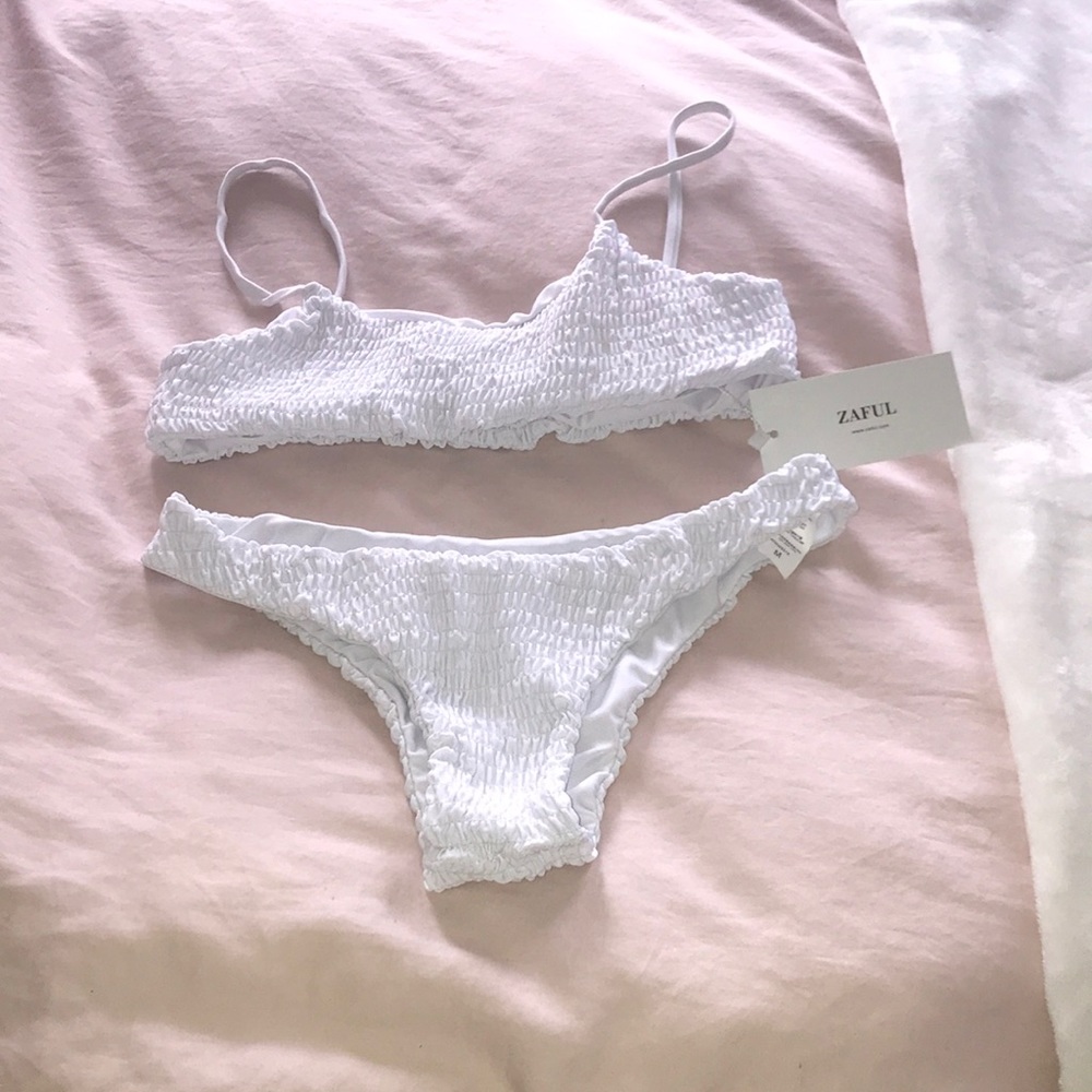 White bikini